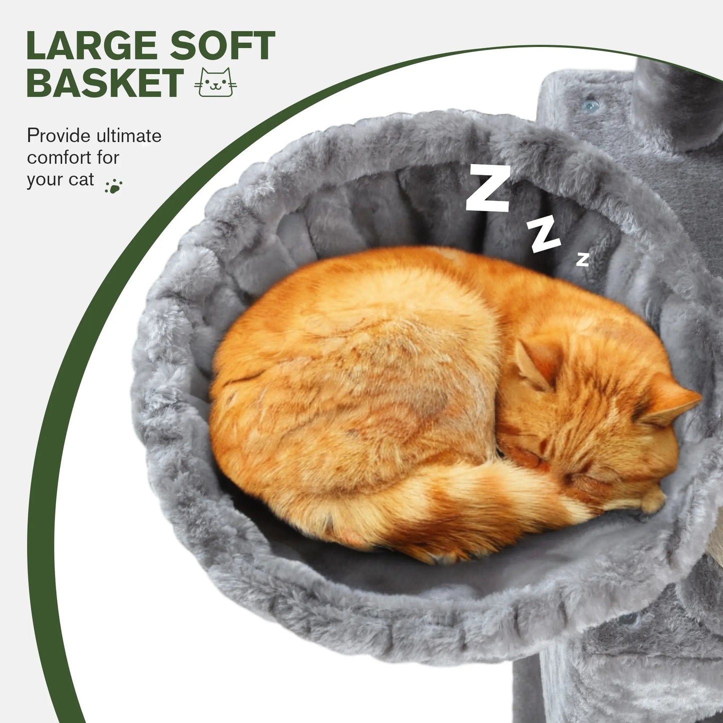 65in Multi-Level Cat Tree Tower for Indoor Big Cats with Cozy Plush Perches,Cat Condo,Sisal Scratching Posts & Hammock and Baskets#TikTokShopBlackFriday #ChristmasGifts